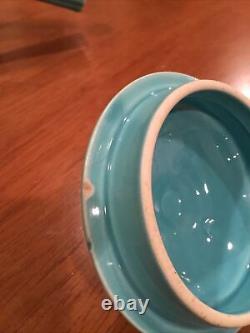 Vtg. Fiesta Fiestaware Turquoise Demitasse Stick Handle Coffee Pot 1935-1942 HLC