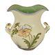 Weller Bonito 1927-33 Vintage Art Deco Pottery Pansy Handled Vase (pillsbury)