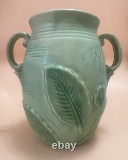 Weller Pottery 1930s Manhattan Double Handled Art Deco Vase