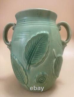 Weller Pottery 1930s Manhattan Double Handled Art Deco Vase