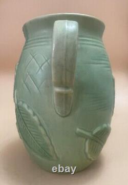 Weller Pottery 1930s Manhattan Double Handled Art Deco Vase