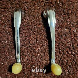 1930's 1940's Dodge Plymouth Chrysler Window Crank Handles Boutons D'ivoire Nice