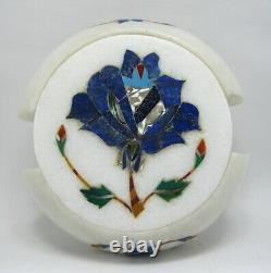 4.5 Inches Artisanat Main Tea Coaster Set Vintage Art Marble Table Master Piece
