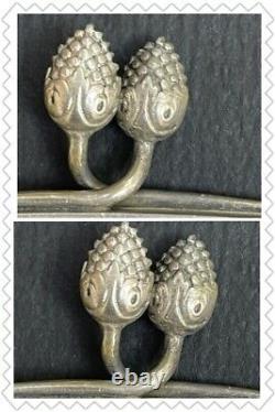 Antique Hand Made Art Deco Victorian Silver Filipgree And Chain Bag Purse R3