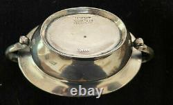Antique Tiffany And Co. Sterling Silver Double Handled Sugar Bowl