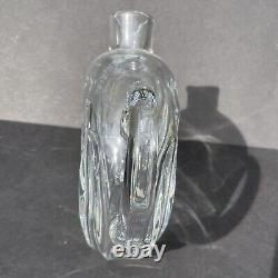 Art Déco Baccarat Carafe en cristal avec étiquette d'origine des années 1930 sans bouchon.
