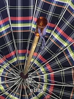 Bakélite Brophy Parapluie Poignée Amber Drip Look Art Déco Sculpté Chunky