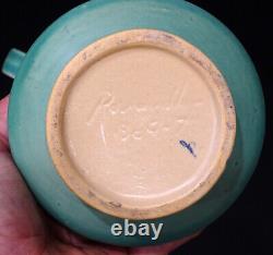 C'est Pas Vrai! Vintage Des Années 1930 Roseville Pottery Art Deco Poppy Vase À Poignées / 869-7