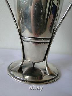 Coupe Art Déco, Argent Sterling, Américain, Gorham, 1930, Marqued Élégant 3 Poignées
