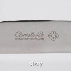 Couteaux à dessert à manche en argent plaqué Art Déco Christofle America - Ensemble de 8 11 pièces