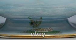 Fine Art Déco Carltonware Lustre King Fisher Twin Handled Dish Vers 1920-1926