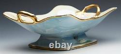Fine Art Déco Carltonware Lustre King Fisher Twin Handled Dish Vers 1920-1926