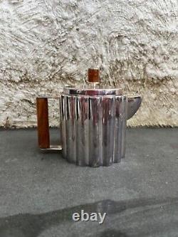 Ilonka Karasz Pot à café et thé en argent Bauhaus Art Déco