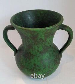 L'original Des Années 1920 Weller Art Pottery Grande Ligne Coppertone Managé Vase Perfect