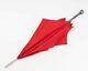 Lord Et Taylor 12 Parapluie Fortuna Parasol Rouge Silk & Silver Poignée 31t X 34w