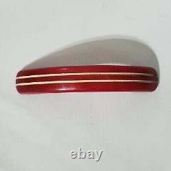 Poignées de tiroir en forme de pomme rouge en bakélite catalin de style Art Déco lot de 11