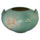 Roseville Pottery Ixia 1937 Green Art Deco Handled Bowl 326-4