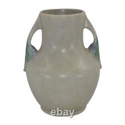 Roseville Tuscany Gray 1927 Vase En Céramique À Poignée D'art Déco 346-9
