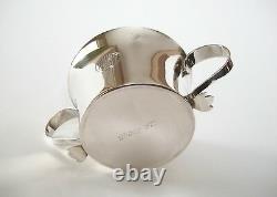 Thomas Bradbury Art Déco Britannia Silver Twin Handled Cup U K Circa 1923