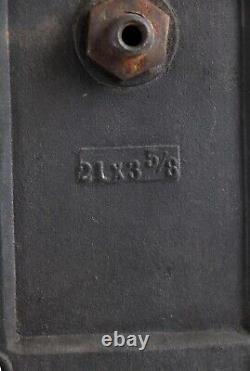 Tirant de porte en bronze Art Déco antique de 21,75 pouces.