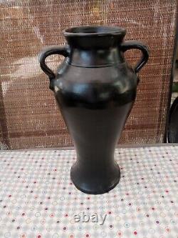 Vase De Poterie Ancienne Bauer. 12 Noir