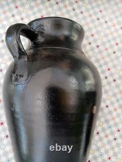 Vase De Poterie Ancienne Bauer. 12 Noir
