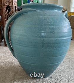 Vase De Poterie D'art Américain Antique. Pas De Signature. 17 Haut Et Large
