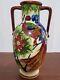 Vase à Deux Anses De Style Art Déco En Satsuma Vintage Vers 1930