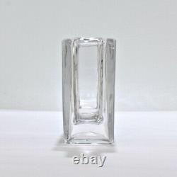 Verre Art Déco Baccarat À Deux Poignées Ou Verre Cristal Vase Gl