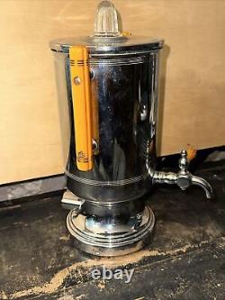 Vintage Art Deco Farberware Coffee Urn Percolator Bakelite Poignées Pièces Unité