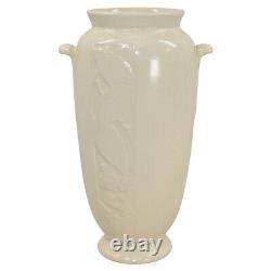 Weller Velva White 1928-33 Vase En Céramique De Style Art Déco
