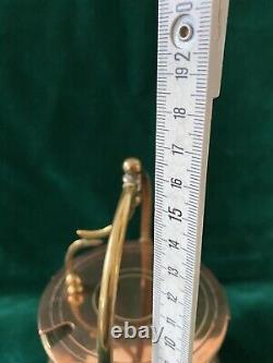 Wmf Stylish Art Glass Copper & Sugar Pot En Laiton Avec Handle Anticique 1930's R
